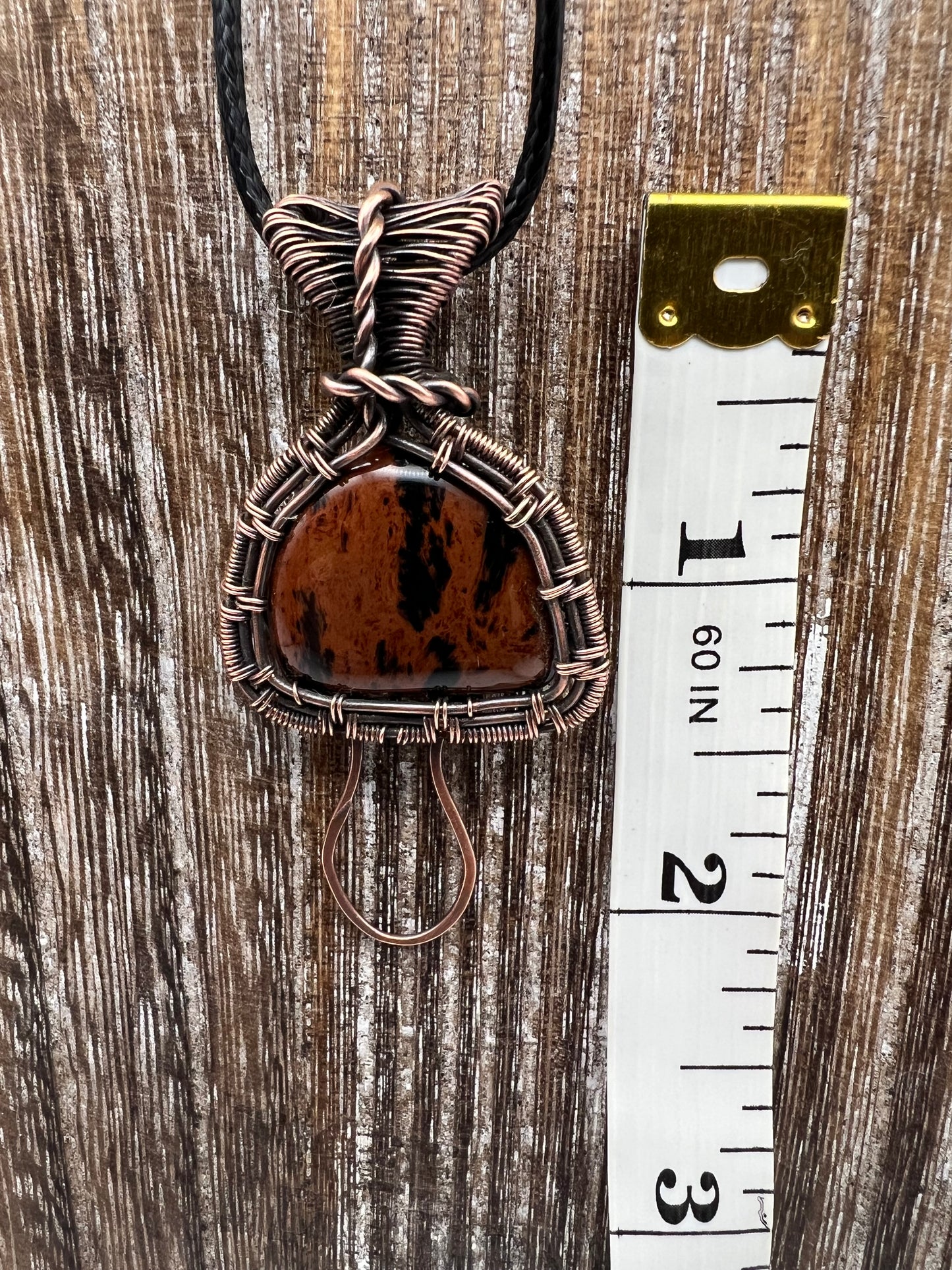 Mahogany Obsidian Mushroom