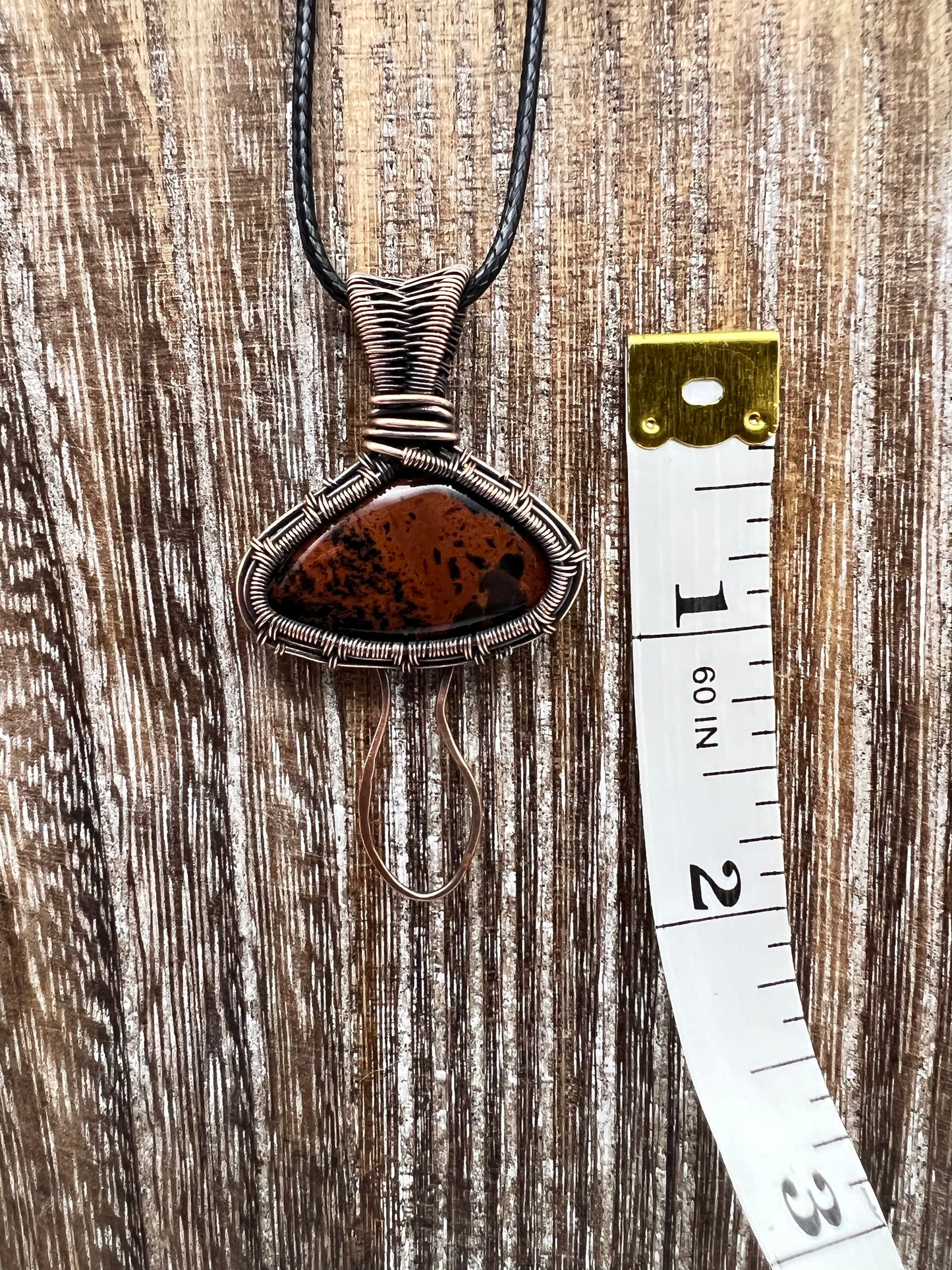 Mahagony Obsidian Mushroom