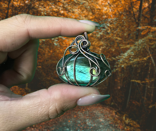 Labradorite Pumpkin