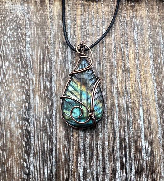 Labradorite Leaf