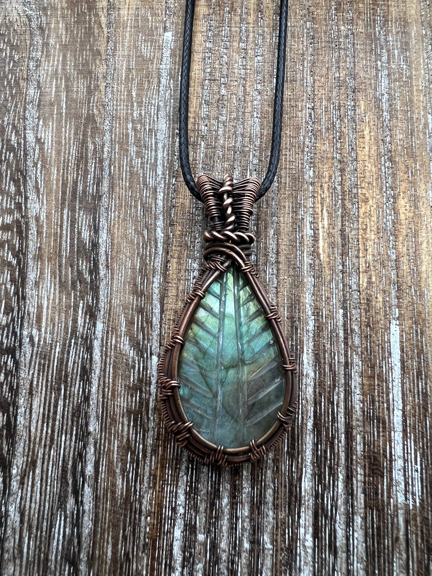 Labradorite Leaf